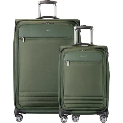Ricardo Beverly Hills Ashbury Softside Expandable 2 Piece Set In Green