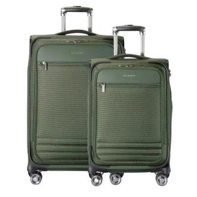Ricardo Beverly Hills Ashbury Softside Expandable 2 Piece Set In Green