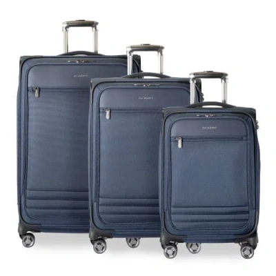 Ricardo Beverly Hills Ashbury Softside Expandable 3 Piece Set In Blue