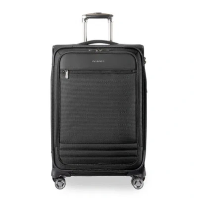 Ricardo Beverly Hills Ashbury Softside Luggage, Expandable Suitcase, Lightweight Sustainable Rpet Tr In Black