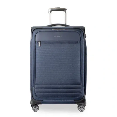 Ricardo Beverly Hills Ashbury Softside Luggage, Expandable Suitcase, Lightweight Sustainable Rpet Tr In Blue