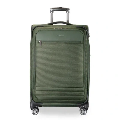 Ricardo Beverly Hills Ashbury Softside Luggage, Expandable Suitcase, Lightweight Sustainable Rpet Tr In Green