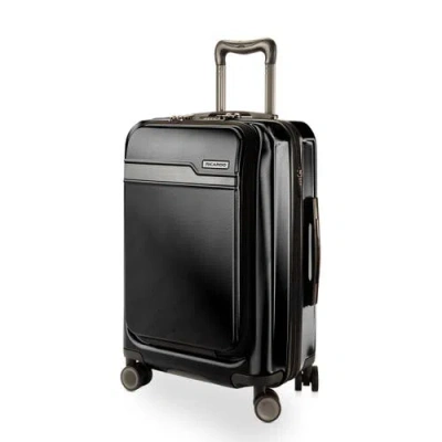 Ricardo Beverly Hills Brentwood Hardside 21" Expandable Front Open Carry-on Luggage In Black