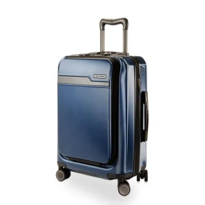Ricardo Beverly Hills Brentwood Hardside 21" Expandable Front Open Carry-on Luggage In Blue