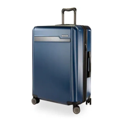 Ricardo Beverly Hills Brentwood Hardside 25" Expandable Medium Checked Luggage In Blue