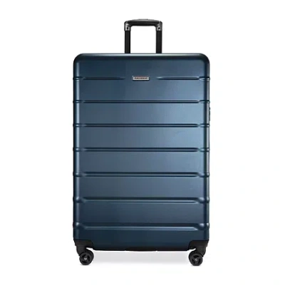 Ricardo Beverly Hills Cambria Hardside Checked Spinner Luggage In Blue