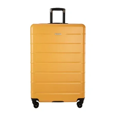Ricardo Beverly Hills Cambria Hardside Checked Spinner Luggage In Orange