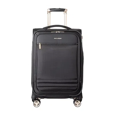 Ricardo Beverly Hills Venice Beach 20" Softside Spinner Luggage In Black