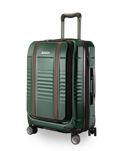 Ricardo Cabrillo 4.0 Carry-on With Fastaccess Front Pocket Spinner Suitcase In Hunter Green
