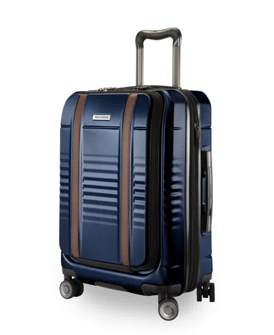 Ricardo Cabrillo 4.0 Carry-on With Fastaccess Front Pocket Spinner Suitcase In Navy