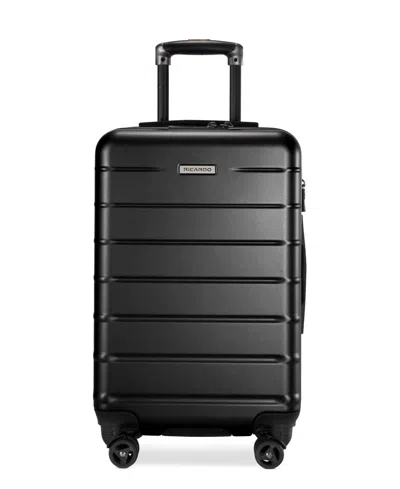Ricardo Cambria Hardside 20" Carry-on Spinner Suitcase In Black Pearl
