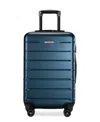 Ricardo Cambria Hardside 20" Carry-on Spinner Suitcase In Blue Pearl