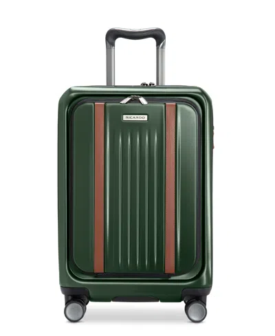 Ricardo Montecito 2.0 Fast Access Small Hardside Carry-on Spinner Suitcase In Green
