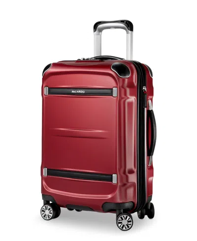Ricardo Rodeo Drive 2.0 Hardside 21" Carry-on Spinner Suitcase In Red
