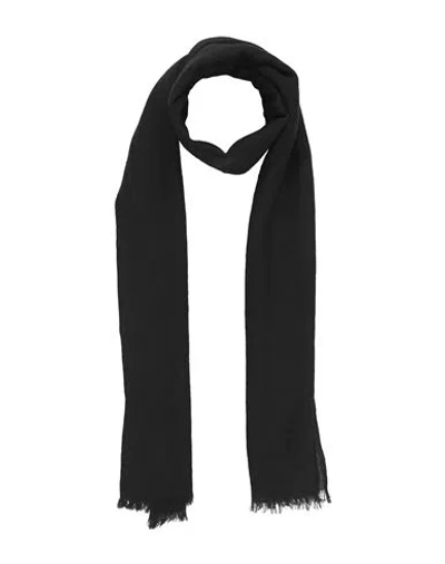 Riccardo Forconi Woman Scarf Black Size - Wool