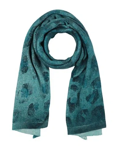 Riccardo Forconi Woman Scarf Deep Teal Size - Cashmere In Green