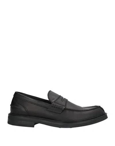 Riccardo P Man Loafers Black Size 11 Leather