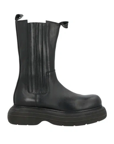 Riccardo P Woman Boot Black Size 10 Leather