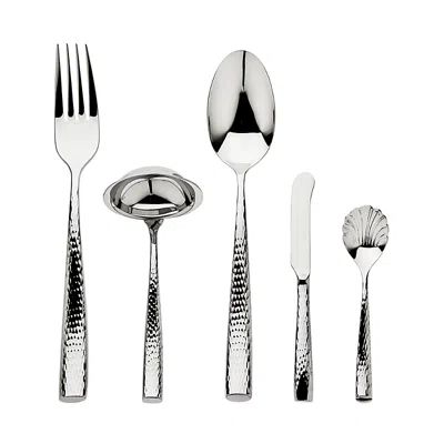 Ricci Argentieri Anvil 5 Piece Hostess Set In Metallic