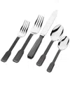 RICCI ARGENTIERI RICCI ARGENTIERI ART DECO 18/10 STAINLESS STEEL 20PC FLATWARE SET, SERVICE FOR 4