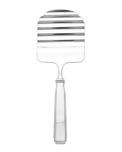 Ricci Argentieri Art Deco 18/10 Stainless Steel Asparagus Server In Gray