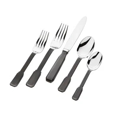Ricci Argentieri Art Deco 20 Piece Flatware Set, Service For 4
