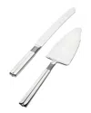 RICCI ARGENTIERI RICCI ARGENTIERI ARTISAN 18/10 STAINLESS STEEL SATIN 2PC CAKE KNIFE & SERVER SET