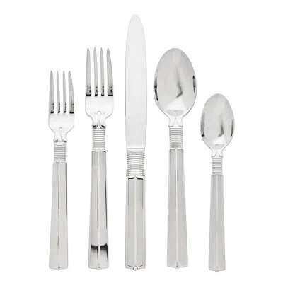 Ricci Argentieri Artisan 20 Piece 18/10 Stainless Steel Flatware Set, Service For 4