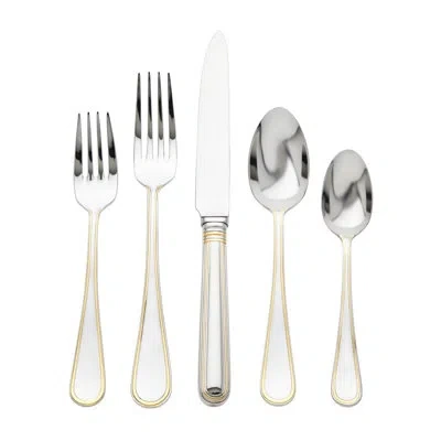 Ricci Argentieri Ascot 20 Piece 18/10 Stainless Steel Flatware Set, Service For 4
