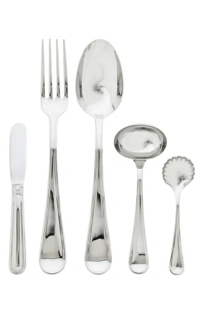 Ricci Argentieri Ascot 5-piece Hostess Set In Silver