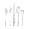 Ricci Argentieri Bamboo 5 Piece Place Setting In Silver