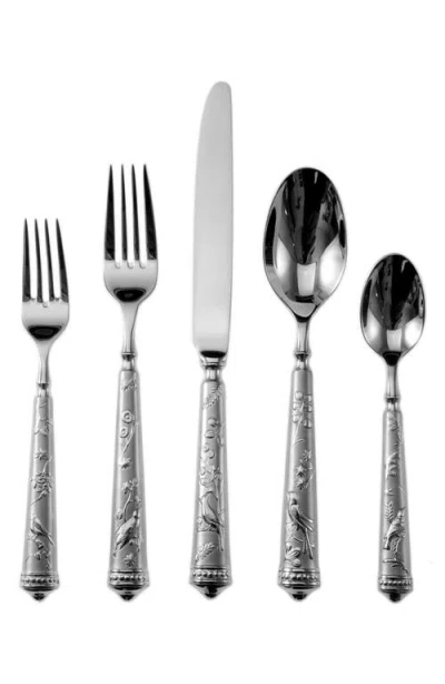 Ricci Argentieri Bird Of Paradise 20-piece Flatware Set In Silver