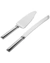 RICCI ARGENTIERI RICCI ARGENTIERI CAPRI 18/10 STAINLESS STEEL 2PC CAKE KNIFE & SERVER SET