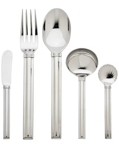 Ricci Argentieri Capri 18/10 Stainless Steel 5pc Hostess Set In Gray