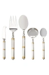Ricci Argentieri Castello 5-piece Hostess Set In Silver