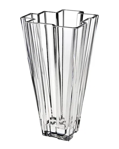 Ricci Argentieri City Lead Crystal Table Vase In Gold