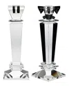 RICCI ARGENTIERI RICCI ARGENTIERI CLASSIC CRYSTAL TAPERED CANDLE HOLDER SET