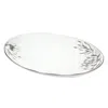 Ricci Argentieri Dahlia Serving Platter In White/black
