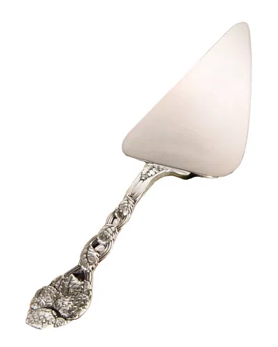 Ricci Argentieri Epns Silver Plated Cake Server In Pink