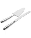 RICCI ARGENTIERI RICCI ARGENTIERI IMPERO 18/10 STAINLESS STEEL 2PC CAKE KNIFE & SERVER SET