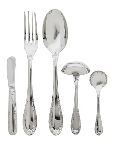 Ricci Argentieri Impero 18/10 Stainless Steel 5pc Hostess Set In Gray