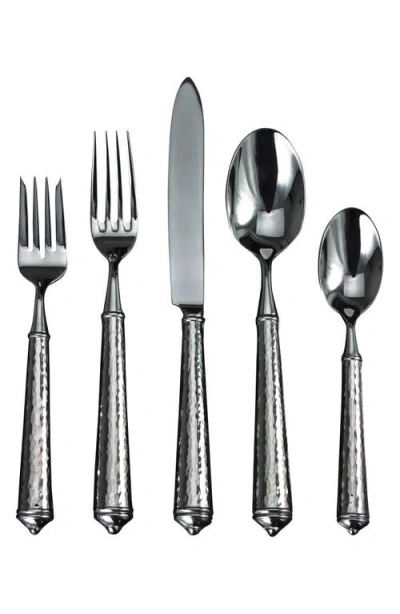 Ricci Argentieri Leopardo 20-piece Flatware Set In Silver