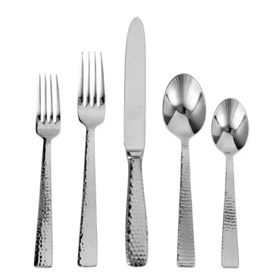 Ricci Argentieri Martello 45 Piece Flatware Set, Service For 8