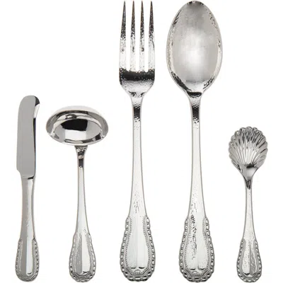 Ricci Argentieri Merletto 5-piece Hostess Set In Silver