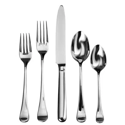 Ricci Argentieri Modigliani 20 Piece 18/10 Stainless Steel Flatware Set, Service For 4
