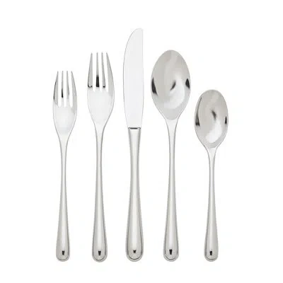 Ricci Argentieri Pallone 20 Piece 18/10 Stainless Steel Flatware Set, Service For 4