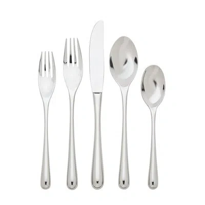 Ricci Argentieri Pallone 5 Piece 18/10 Stainless Steel Flatware Set, Service For 1