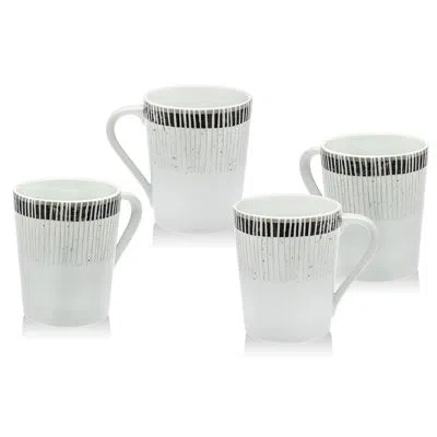 Ricci Argentieri Payton Coffee Mug In Black;white