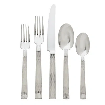 Ricci Argentieri Pioggia 20 Piece Flatware Set