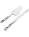 RICCI ARGENTIERI RICCI ARGENTIERI PRIMAVERA 18/10 STAINLESS STEEL 2PC CAKE KNIFE & SERVER SET